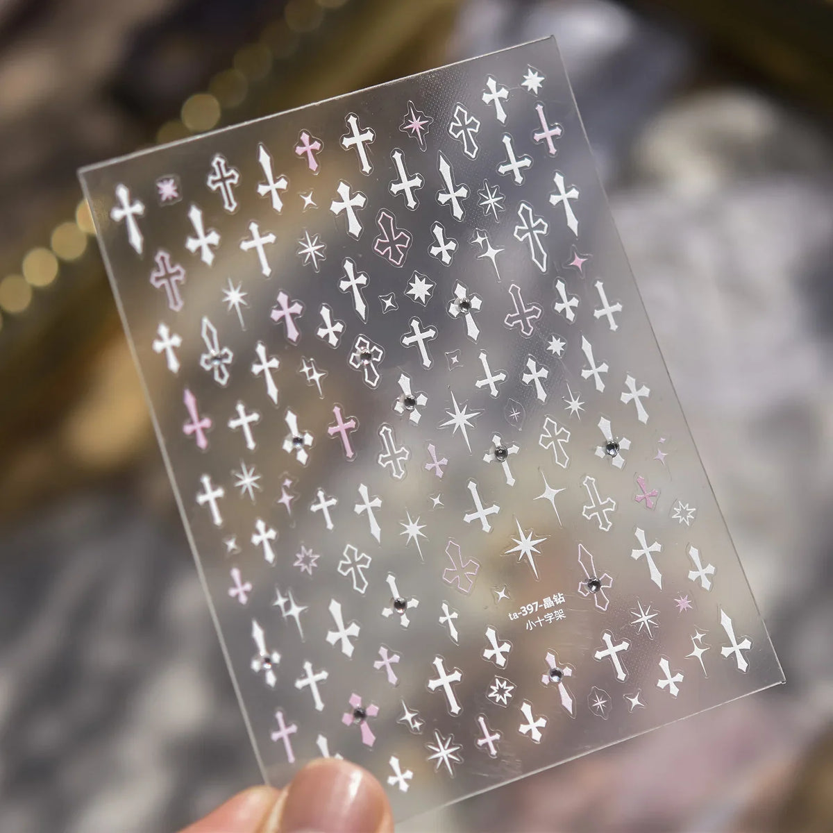 Halloween Nails Sticker Decoration 5D Retro Gilding Bat Cross Ghost Self Adhesive Nail Art Stickers DIY 3D Chic Manicure Decals