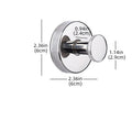 Bathroom Vacuum Suction Cup Hooks Towel Robe Holder Rack Stainless Steel Hook Hanger For Shower Glass Self Adhesive Wall Hooks