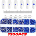 10000pcs Mixed Colors Mini Nail Rhinestones Glitter Crystal Stones Beads Flatback Diamond Nail Charms Parts Manicure Accessory
