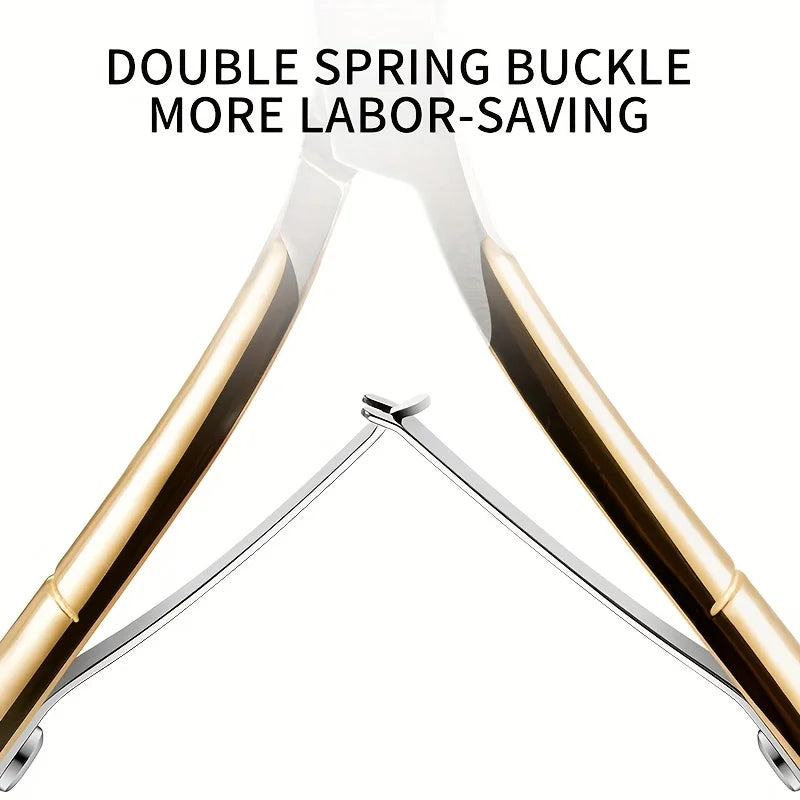 Stainless Steel Dead Skin Scissors Set Stainless Steel Cuticle Clippers Nail Cuticle Pusher Set Removal Nail Removal Nail Gel