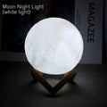 Moon Lamp LED Night Light Battery Powered With Stand Starry Lamp For Bedroom Decor Night Lights Kids Gift Moon Lamp