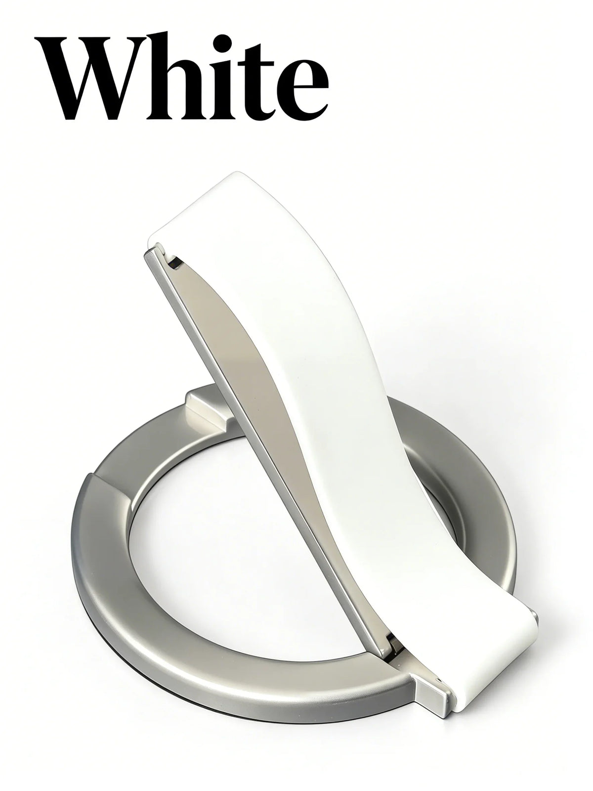2025 innovative design aluminum alloy magnetic mobile phone ring holder, 360° rotation, 120° swing, suitable for iPhone 12+