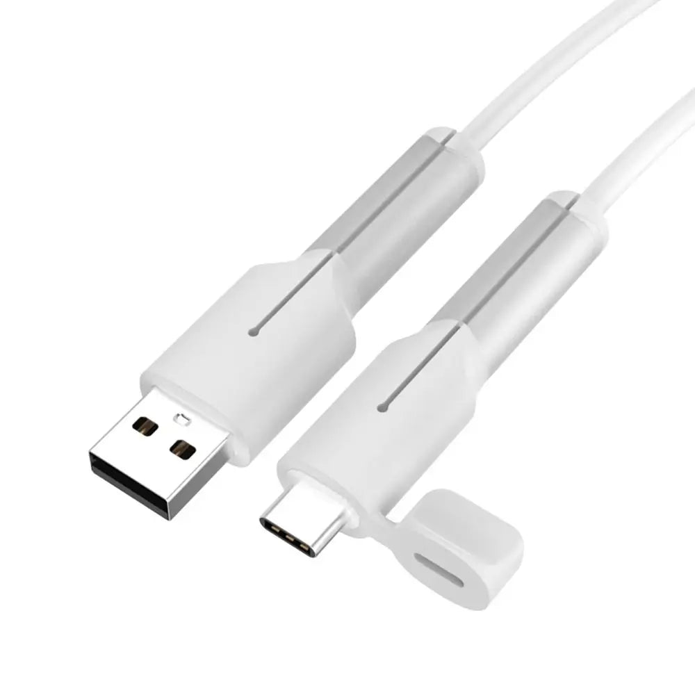 Type C Charger Cable Protector Cord Saver Dustproof Cover Charger Cable Protective Cap Accessories Silicone Silicone Cover