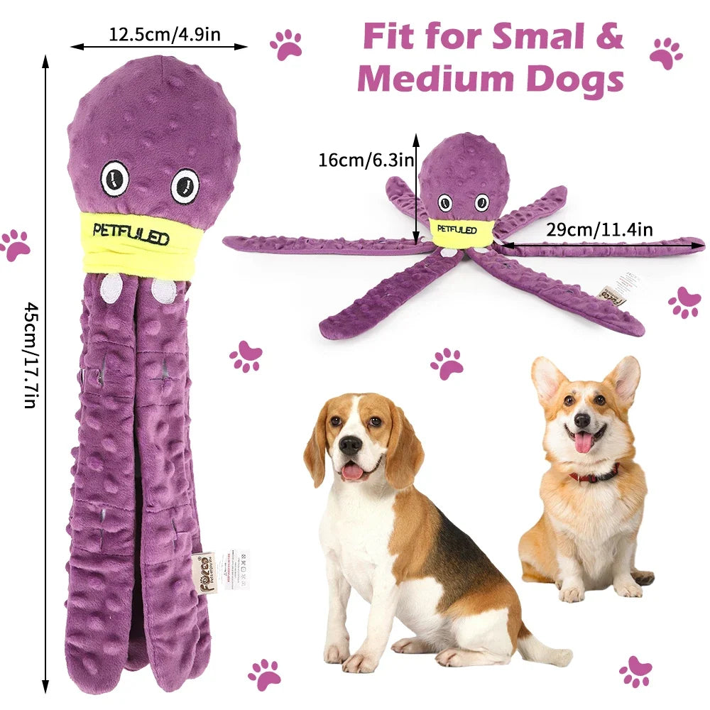 Valentine's Day Dog Enrichment Toys, Octopus Dog Toys, Dog Snuffle Toy, Helps Pets Eat Slowly, Dog Puzzle Game Interactive Toy