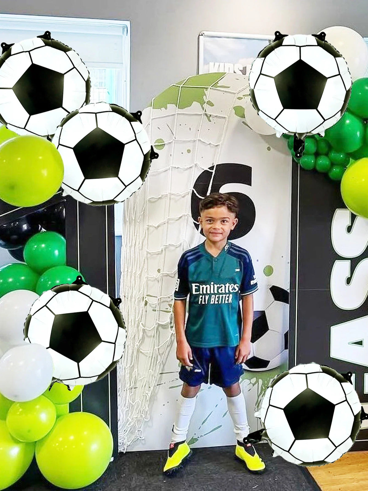 1/5pcs Cartoon Football Goalkeeper Aluminum Balloon Football Game Birthday Party Decoration Football Theme Party Boy Birthday