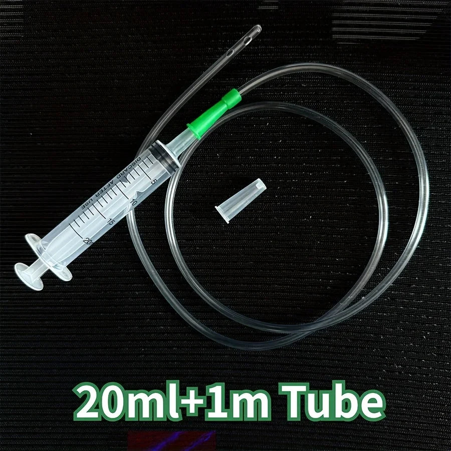 Versatile Oil Pump Syringe with 20ml-1000ml Capacities Including Needle Tube and 1m Soft Tube