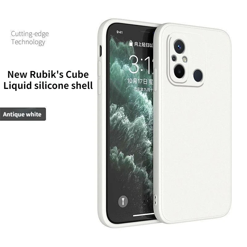 Suitable for Redmi 12C Mobile Phone Case New for Xiaomi Redmi 12C Anti-Fall for 22120RN86C Silicone Solid Color