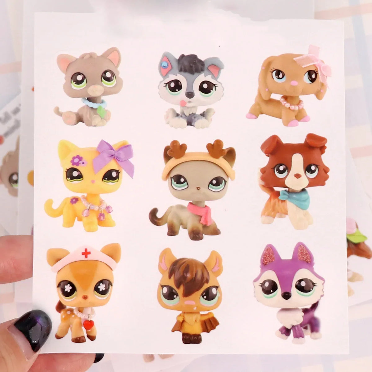 Pet Shop Short Hair Cat Dachshund Collie Deer More Different Choice Cat/Dog Puppy Kids Gift Set
