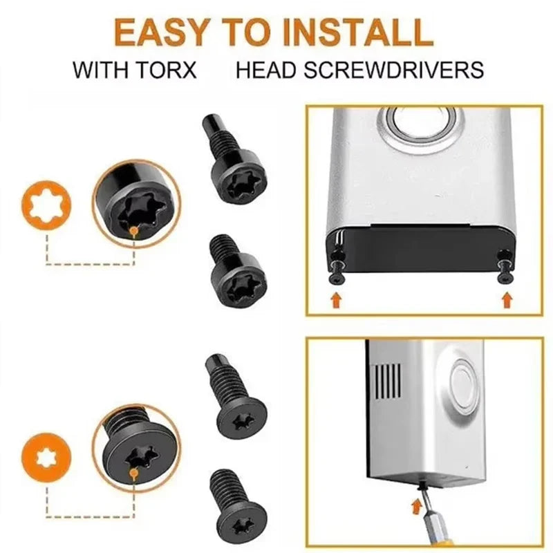 For Smart Doorbell Anti-theft Hardware Screws Plum Blossom Perforated Metal Accessories Equipment Screws
