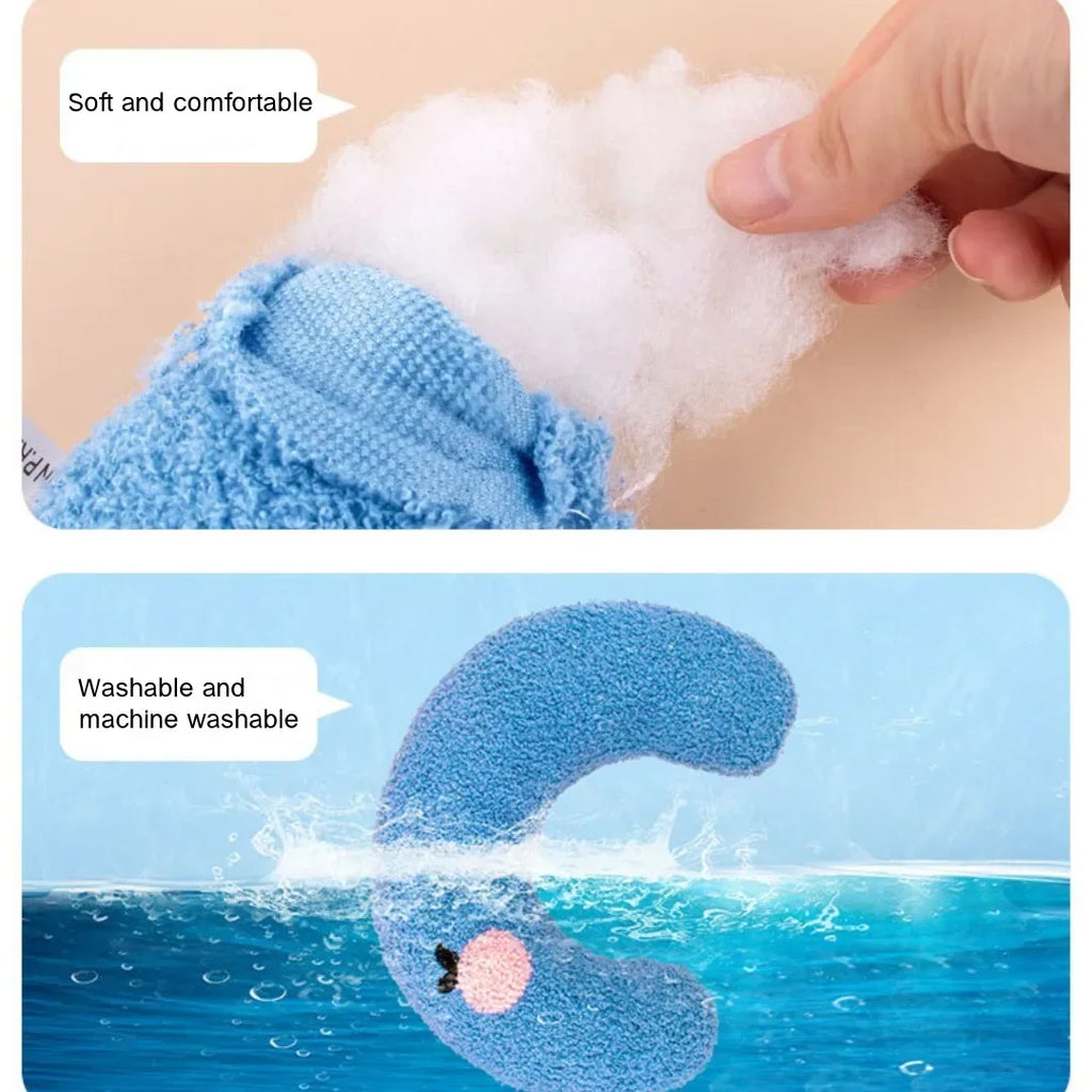 Cat Dog Sleeping Little Pillow Fashion Neck Protector  U-Shaped Pillow Kitten Headrest Cats Indoor Soft Calming Toy Pet Products