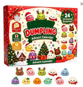 2026 Christmas Dumpling Squishy Advent Calendar 24Day Countdown Surprise Box Squishies Ball Slow Rebound Squeeze Sensory Gift
