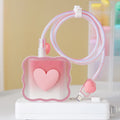 For iPhone 18/20W Transparent Charging Cable Protector Case Plug Protection Gradual USB Protector Data Line/Charger Head Cover
