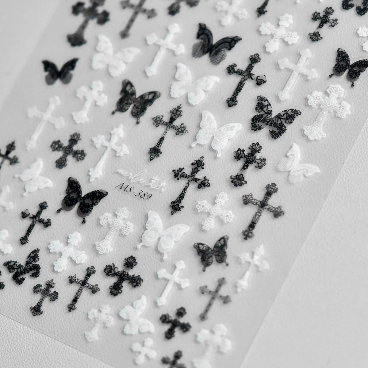 Jelly Nail Stickers Shiny Charming Butterfly Self Adhesive Nail Art Stickers Ribbon Butterfly Nails 3D Decorations Stickers DIY