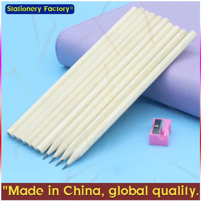 100pcs/lot Wood Pencil HB Black Hexagonal Non-toxic Painting Writing Standard Pencil Cute Stationery Office School Supplies