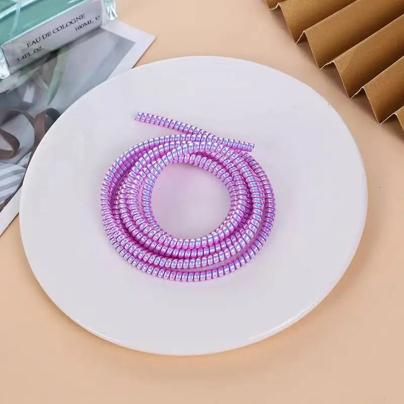 1.4cm Cable Protector Winder For USB Charging Data Cable Wire Protection Cover Protect Data Cord Protector Cable Organizer