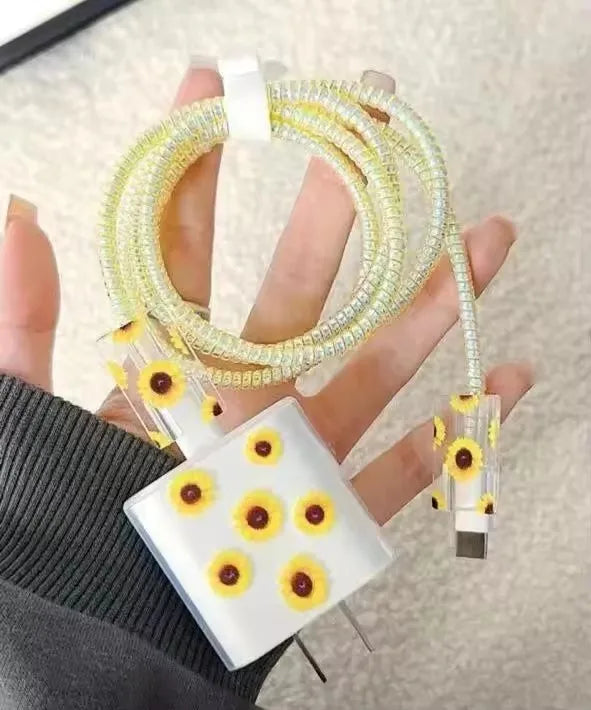 Butterfly Charger Protective Case Cable Protector For iPhone 18W/20W Fast Charging Cable Data Anti-break Charger Protective Rope