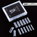 120pcs Toenail Extension Mold Kit Reusable Acrylic Gel Extension Forms Dual Forms Reusable DIY Full Cover Fake Pedicure Supplies