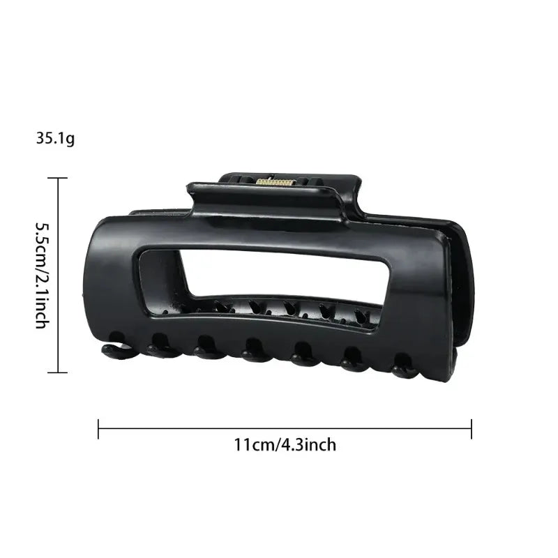 Soft Large Silicone Hair Claw Clips Flexible Bendable Non-Slip Grips for Thin to Thick Hair Durable Hair Accessories