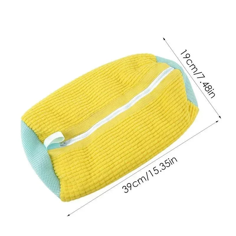 Washing Shoes Bag Cotton Laundry Net Fluffy fibers Easily remove dirt Washing Bags Anti-deformation Shoes Clothes Organizer