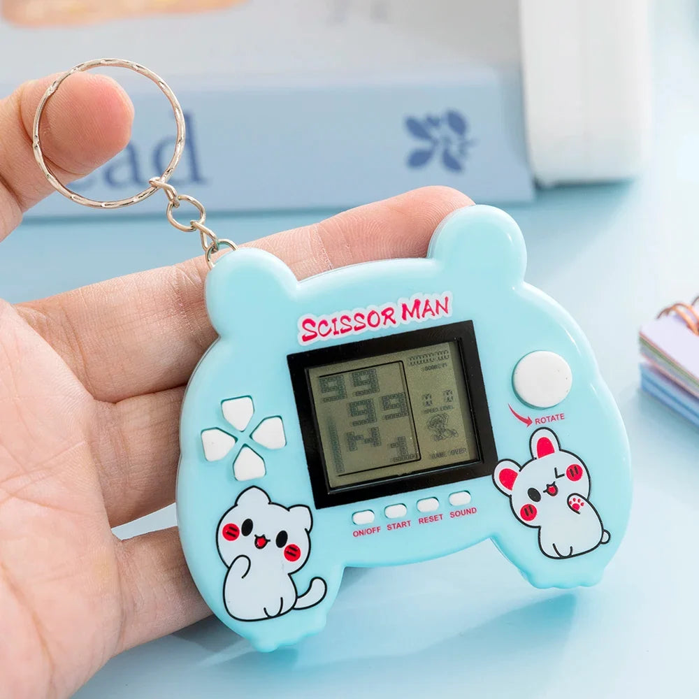 Electronic Pets Game Toys Keychain Virtual Cyber Digital Animals Toys Nostalgic Game Machine For Kids Child