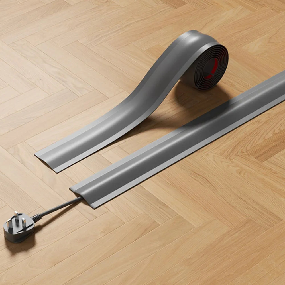 PVC Cord Covers for Wires on Floor Soft Floor Cable Cover Cord Hider Floor Cable Management Cable Protector