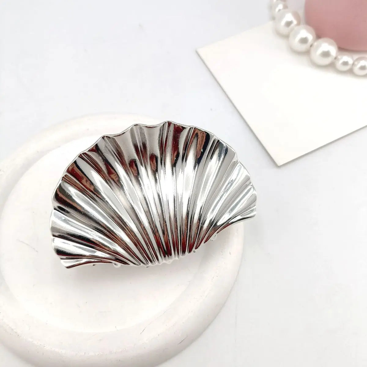 1/2 PCS Metal Irregular Texture Shell Shape Hair Claw Clips for Women Girls Hairclip Ponytail Hair Pins Fashion Hair Accessories