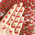 50pcs Kawaii Accessories Resin Nail Art Charms Cartoon Heart Nail Decorations Mixed Size Bulk Manicure Rhinestones Jewelry DIY