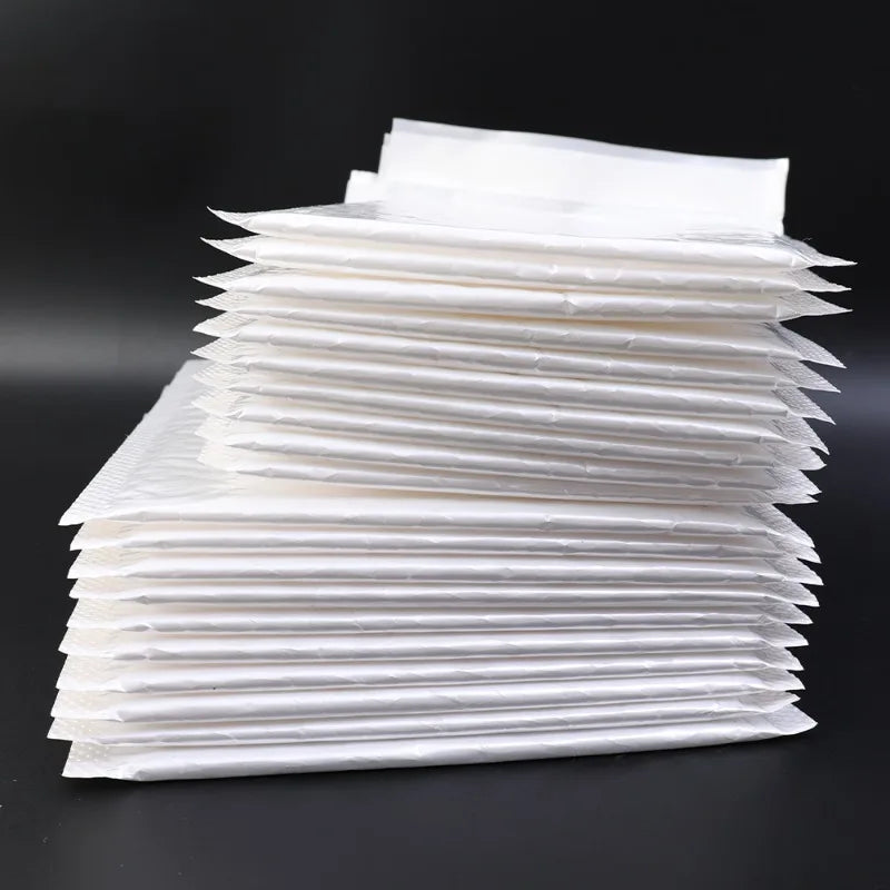 10-100pcs Waterproof Pearl Film Bubble Padded Self Seal Protectived Shipping Shock Resistant Lightweight Mailers Fragile Parcels