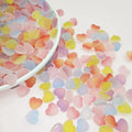 50pcs Slime Gradient Star Heart Nail Charms Mixed Candy Resin Charm Jelly Cabochon Mini Clay Polymer Slime Beads Nail Decoration