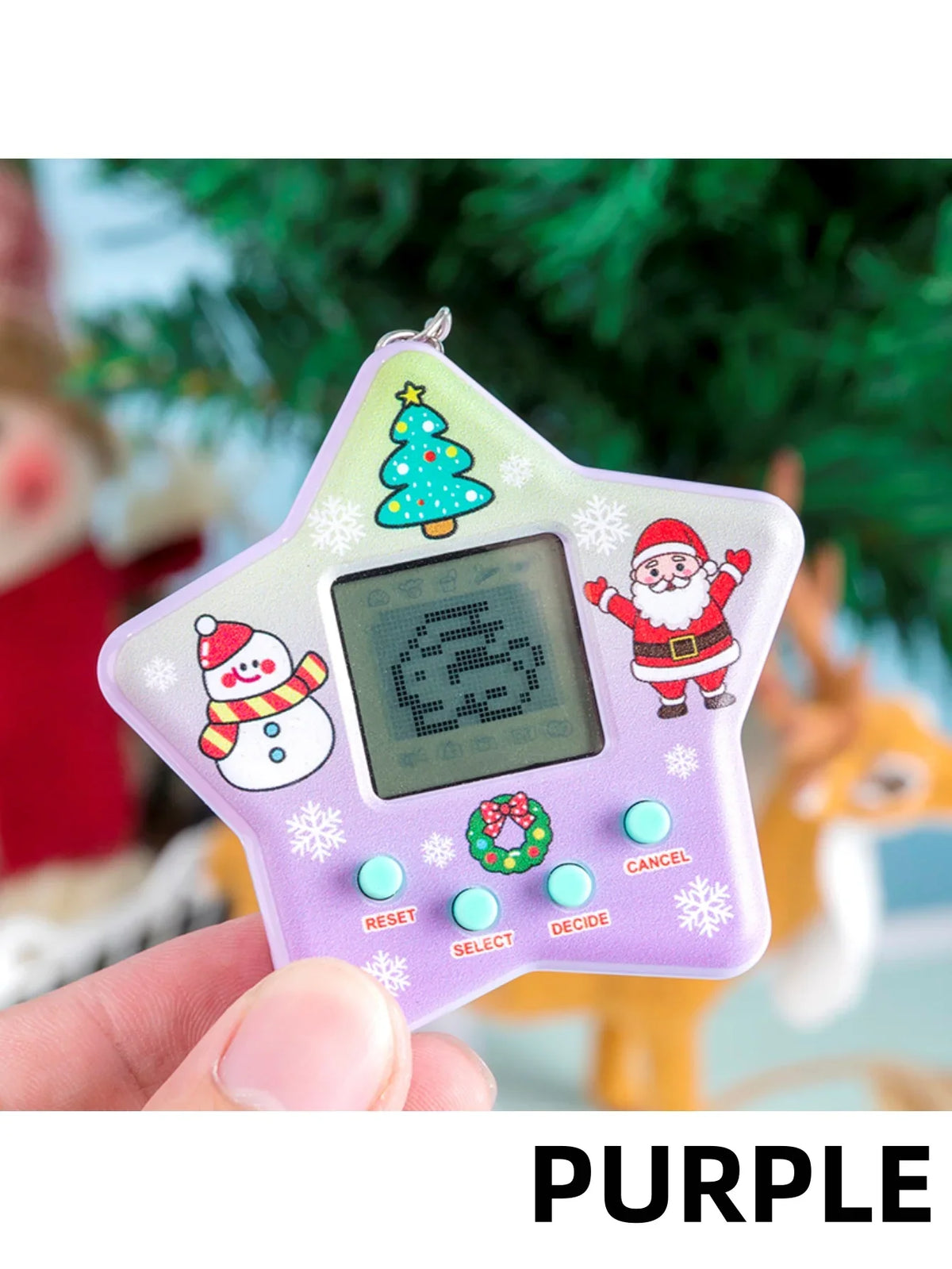 Electronic Pets Game Toys Keychain Virtual Cyber Digital Animals Toys Nostalgic Game Machine For Kids Child
