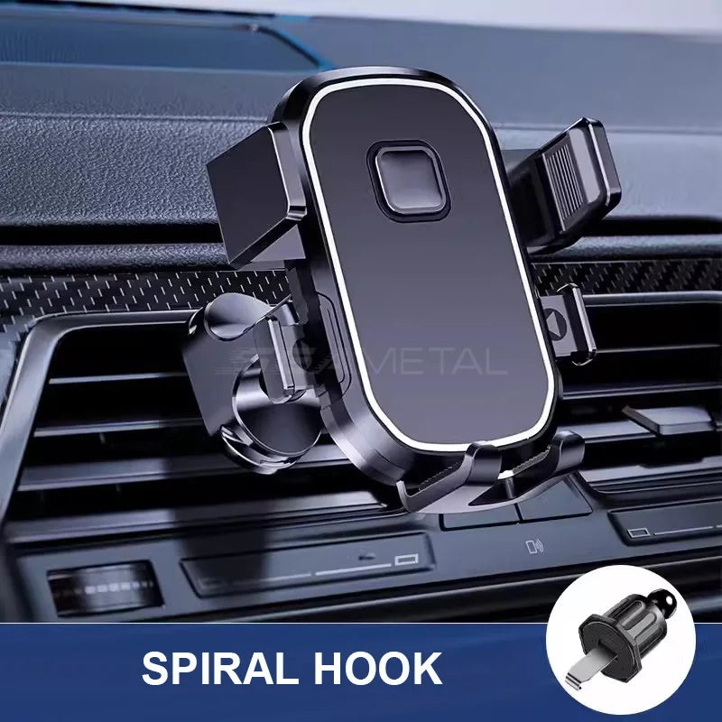 BLALION Car Phone Holder Gravity GPS Support 360 Degree Rotatable Anti Shaking Car Air Vent Mount For IPhone Pro Xiaomi Samsung
