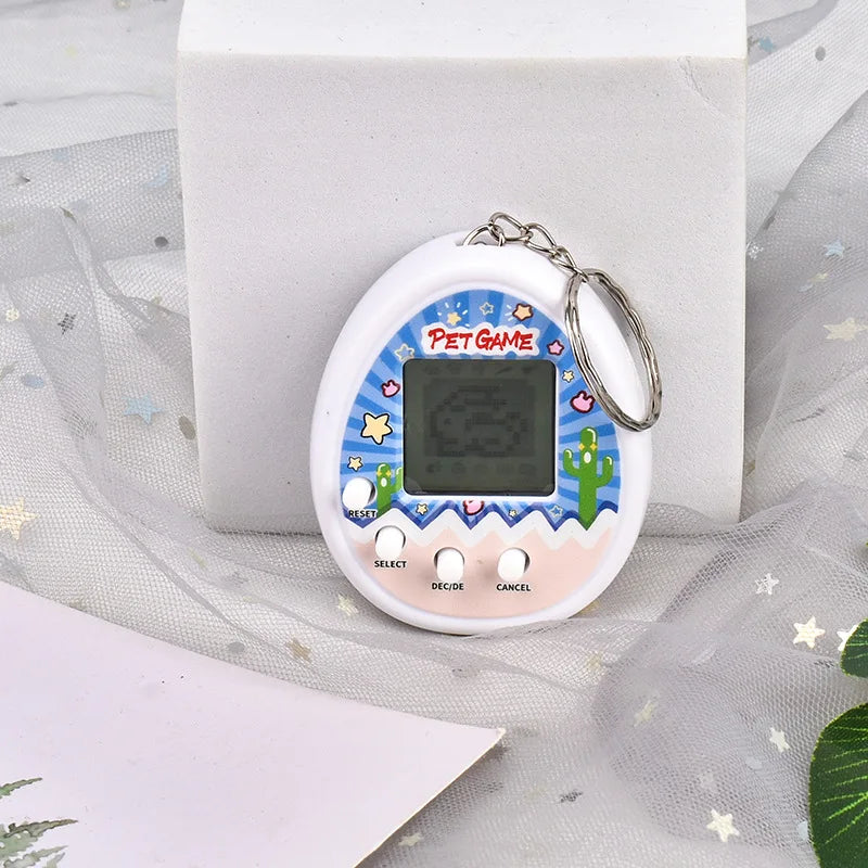 Electronic Pets Game Toys Keychain Virtual Cyber Digital Animals Toys Nostalgic Game Machine For Kids Child
