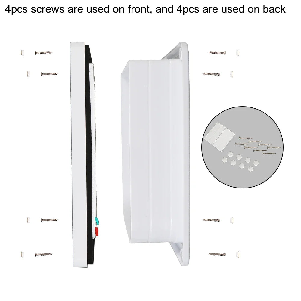 For Dog Cat Kitten ABS Plastic Dog Cat Flap Door With 4 Way Lock Security Flap Door Small Pet Supplies Cat Puppy Safety Gate