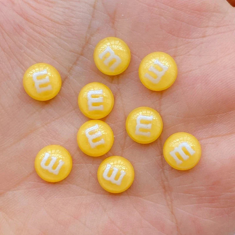 50pcs Cute 8mm Mixed Mini Candy Nail Rhinestones Gems Glitter Nail Art Jewelry Manicure Nail Decoration Accessorie