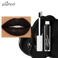 Punk Black Matte Liquid Lipstick Waterproof Long Lasting Party Lip Glaze Cosplay Velvet Nude Lip Tint Halloween Lip Makeup
