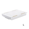 Storage Rack Self Stick Pencil Tray Desk Table Storage Drawer Organizer Box Under Desk Stand Self-Adhesive Under-Drawer Storage