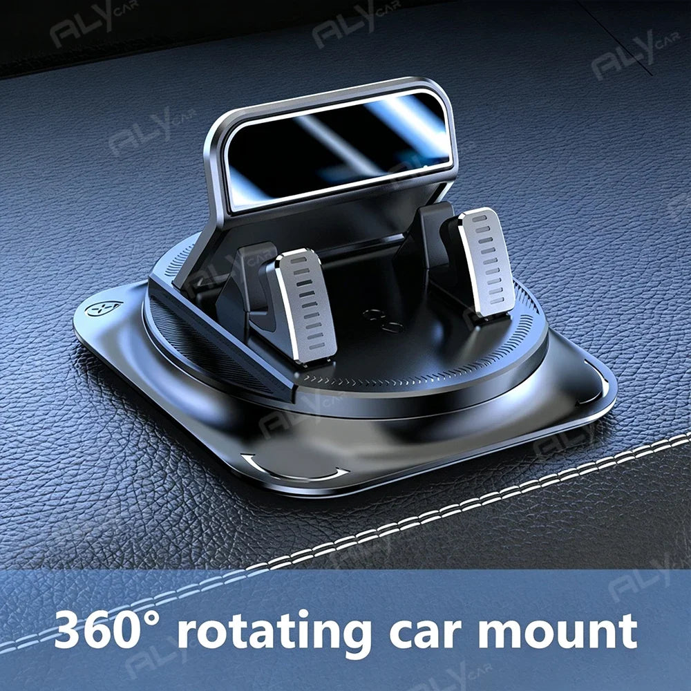 Universal Car Phone Mount Anti-Slip Silicone Dashboard Holder 360° Rotation Head-Up GPS Navigation Stand for iPhone Xiaomi Ultra