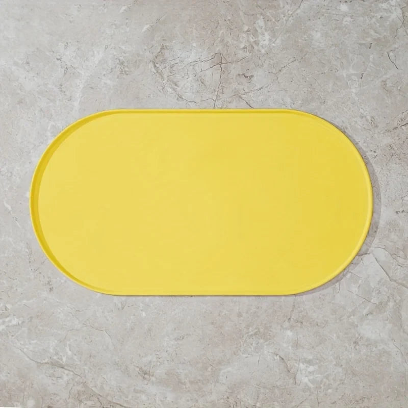 Cat Feeding Mat with Non-Slip Waterproof Design, Pet Food Mat, Compatible with Cat/Dog Bowls, Multipet Households, Dog Owners
