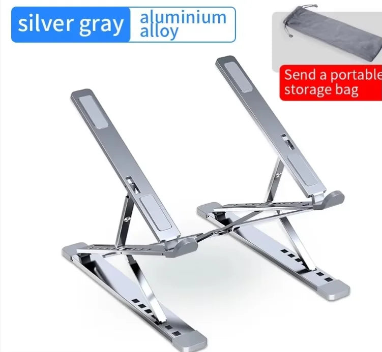 Laptop Stand For Macbook Folding Adjustable Aluminum Computer Pc Tablet Stand Notebook Tablelaptop Holder Heat Dissipation