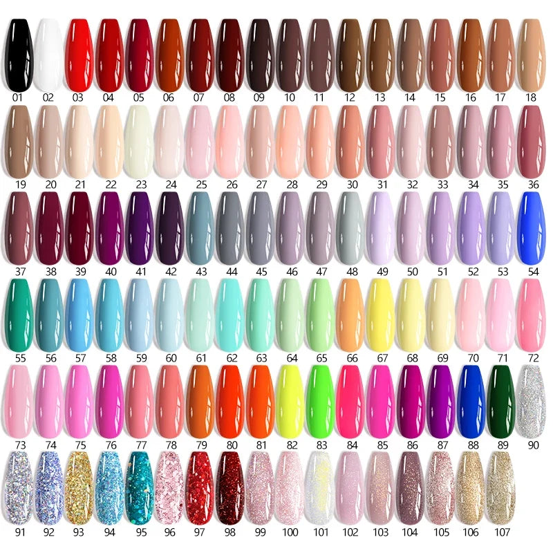 UR SUGAR 7ml Champagne Gold Sequins Gel Nail Polish Bright Sparkling Glitter French Semi Permanent Nail Painting UV Gel