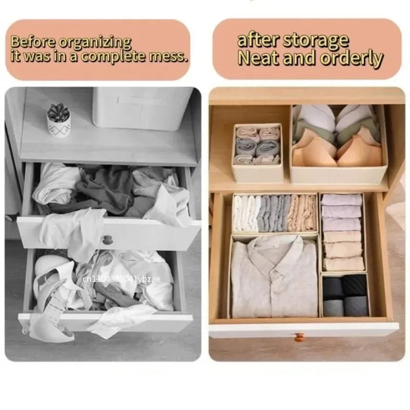 Closets Clothes Organizer Pants Jeans Storage Box Cabinet Drawer Organizer Underwear Socks T-Shirt Wardrobe Storage Organizers