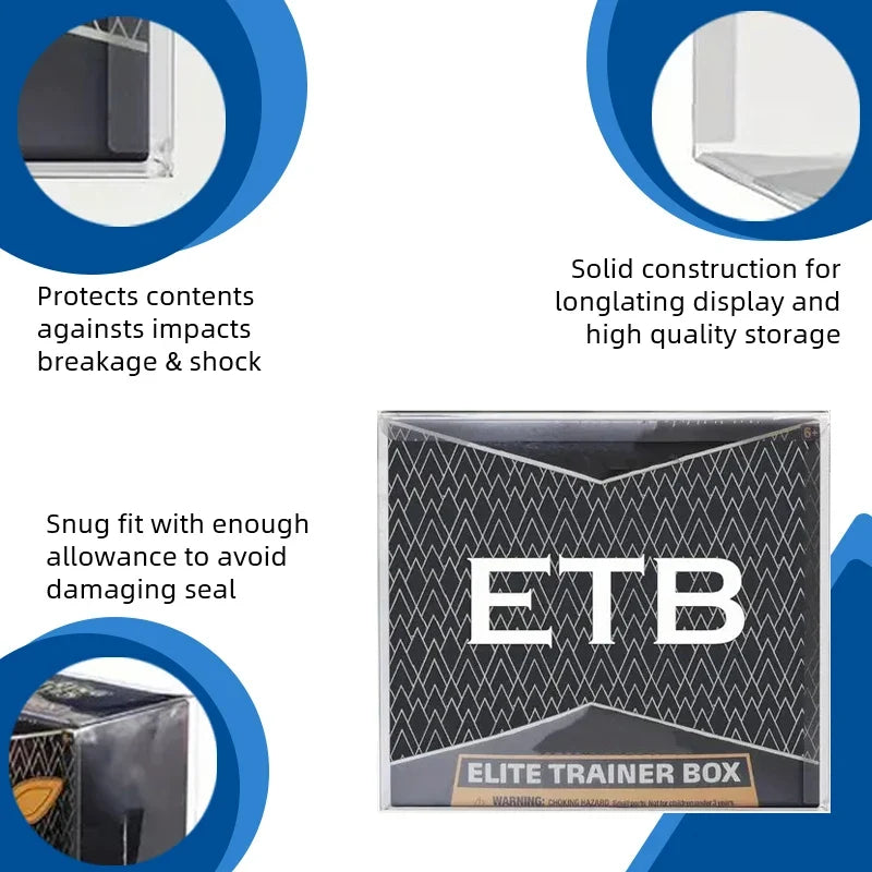 5/10 Packaging: PET Plastic ETB Protective Cover Suitable for Elite Training Boxes