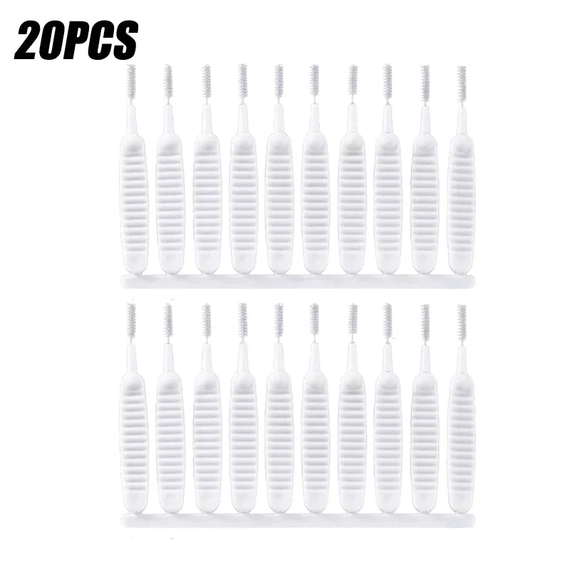 10-500PCS Shower Cleaning Brush Bathroom Micro Nylon Brush Nozzle Anti-blocking Cleaning Tools Bathroom Accessories