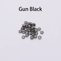 500pcs/lot Gold Silver Copper Ball Crimp End Beads Dia 1.5-3mm Stopper Spacer Beads For DIY Jewelry Making Supplies Accessories