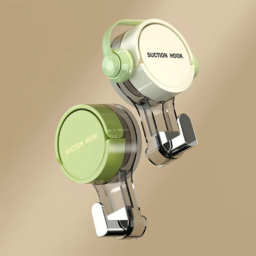 1/2pcs Contemporary Suction Cup Hooks Wall Mount No-Drill Vacuum Sealed Hooks for Towels Kitchen Bathroom and Home Organization