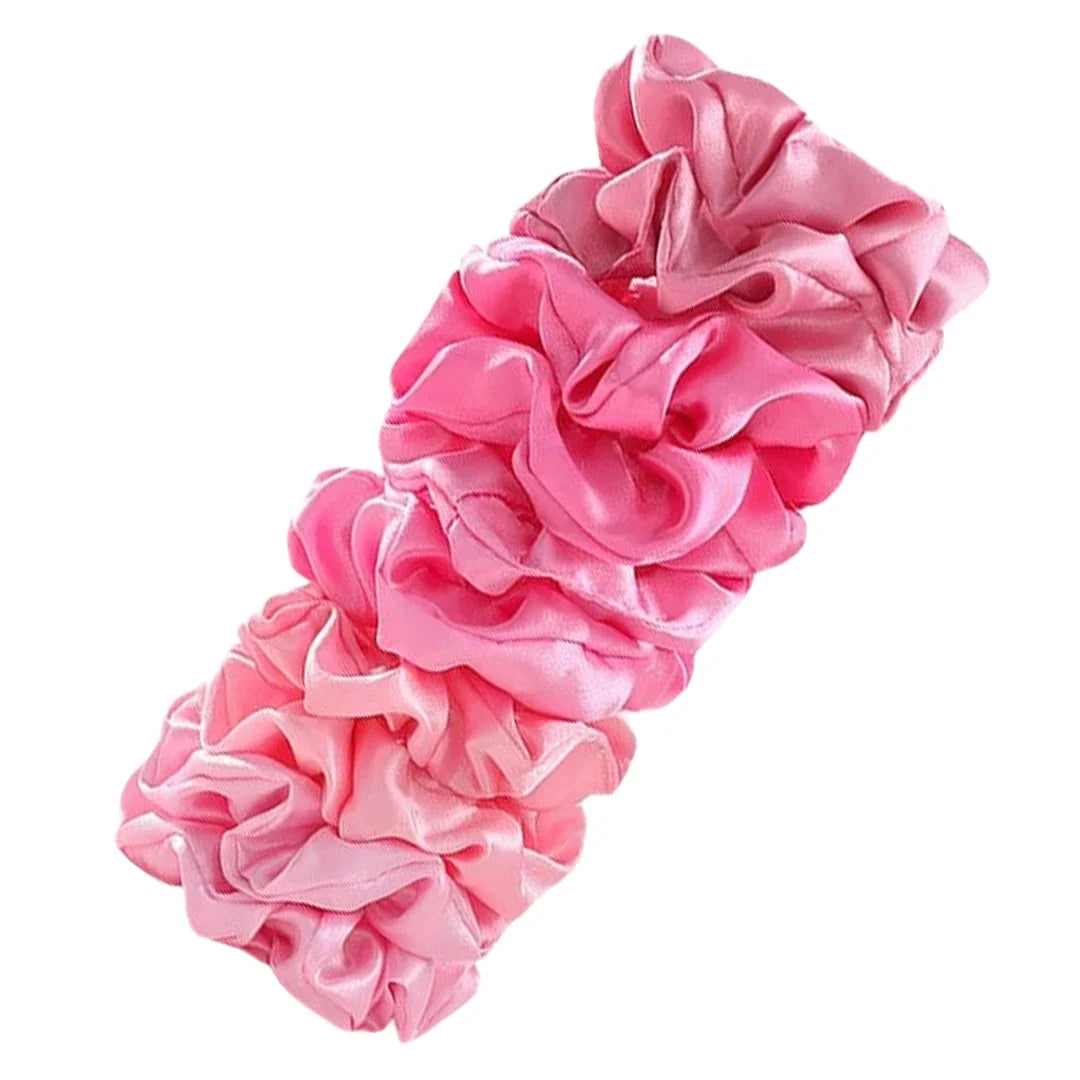 25/10//6pcs Satin Scrunchies Girls Elastic Hair Band Ponytail Holder Ties Rubber Bands Fashion Women Accessories Solid Scrunchy