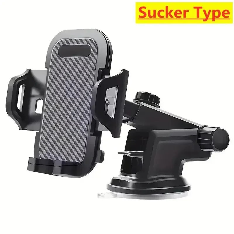360° Rotatable Car Phone Mount Strong Suction Cup Windshield & Air Vent Phone Holder Stable Anti-Shake Cellphone Stand for Car