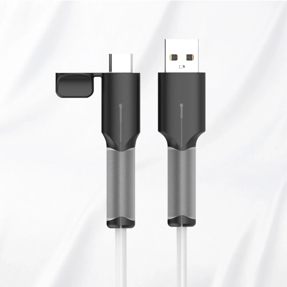 Charger Cable Protector, Type-C to Type-C/iPhone/USB A Silicone Charger Cord Protector, 2-in- Cord Protector with Cable Winder