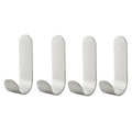 4/6/8PCS Strong Stainless Steel Self-Adhesive Wall Hooks Waterproof Sticky Hooks Bathroom Hang Towel Keys Coat Bags Kitchen Hook