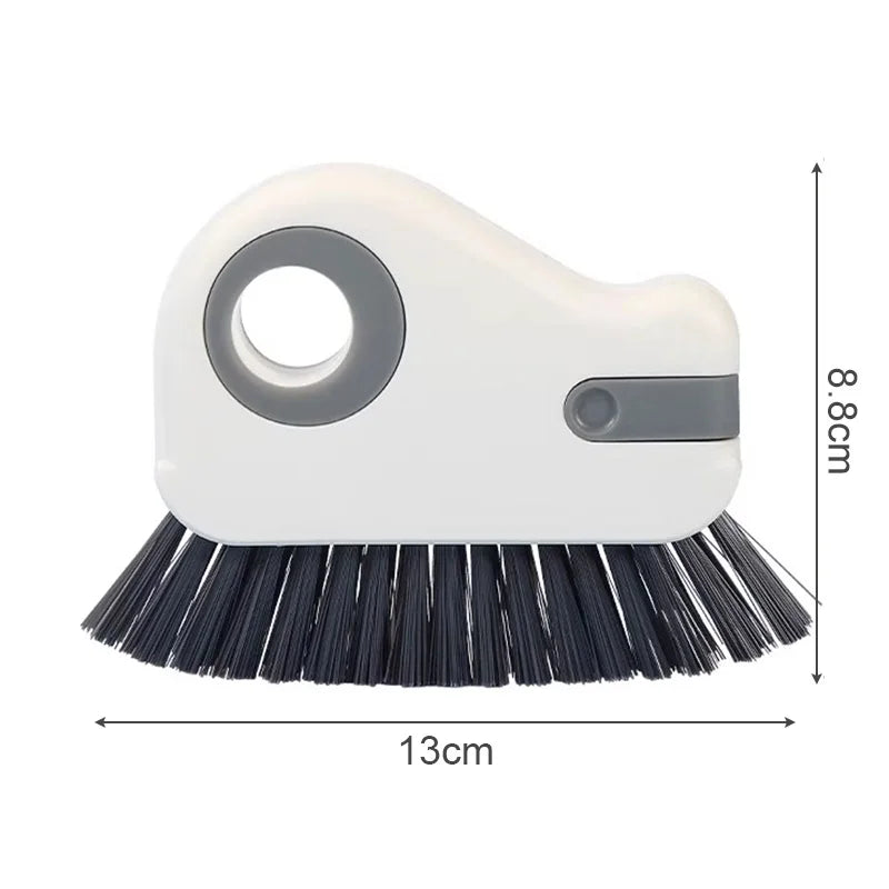 Cleaning Brush 2 in 1 Window Groove Cleaning Brush Detachable Window Track Cleaning Brush Efficient Door Groove Cleaning Tool